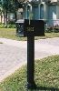 Black Aluminum Home Mailboxes