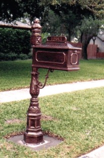 mailboxes residential custom mailbox florida designs creative brown